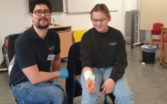 Ersthelferausbildung für den 6. Jahrgang