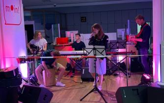 Toller Auftritt der Schulband bei der Kulturnacht 2022 in Reinfeld!