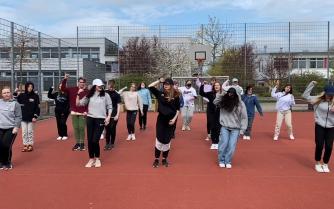 Hip Hop Tanz - Projekt in Jahrgang 8