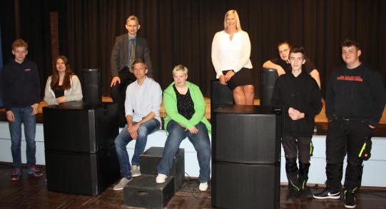 Übergabe der PA durch den Förderverein