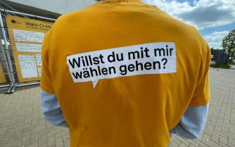 Der „Wahl-O-Mat zum Aufkleben“ an der KGS