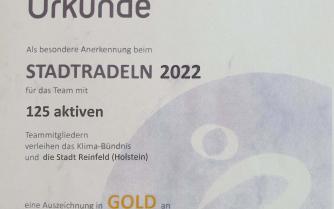 Beim Stadtradeln sind wir die Besten!