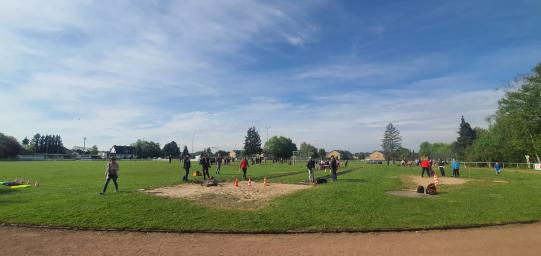 Abnahme des deutschen Sportabzeichens an der Immanuel-Kant-Schule Reinfeld