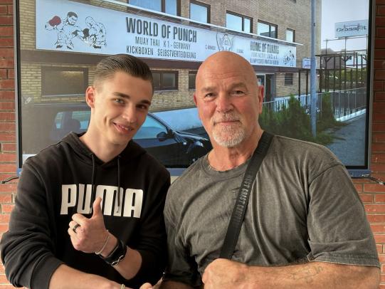 Ehemaliger Boxprofi zu Besuch an der KGS