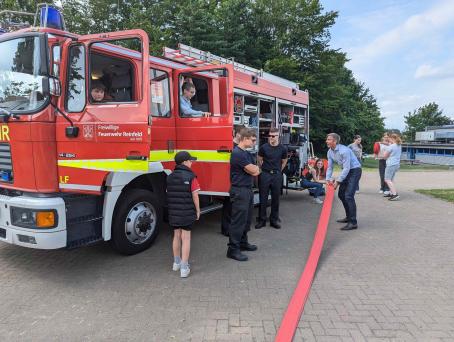 Auch ein Feuerwehrprojekt durfte nicht fehlen.