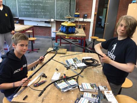 Die Bewässerungsanlage wird vom WPU Technik entworfen und zusammengebaut.