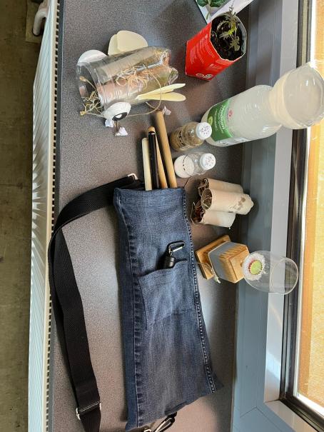 Verschiedene Upcycling-Produkte aus dem Profilseminar