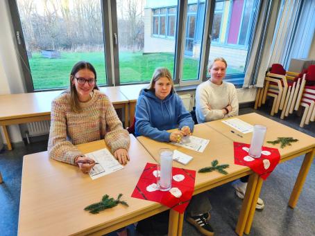 Die Jury bestand auch aus Schülerinnen aus dem 12. Jahrgang