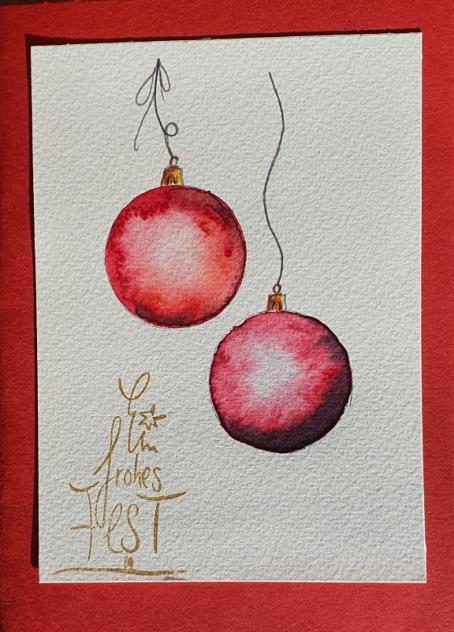 Dieses Jahr wirklich wunderschön gestaltet: unsere Weihnachtskarte