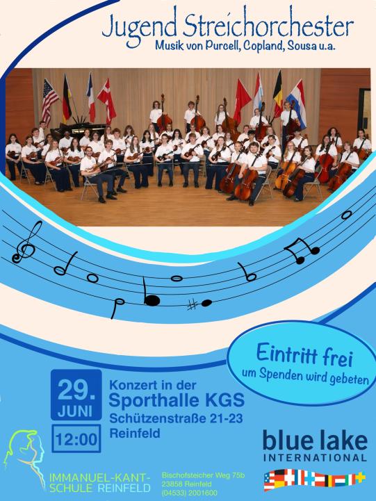 Blue Lake: Konzertankündigung