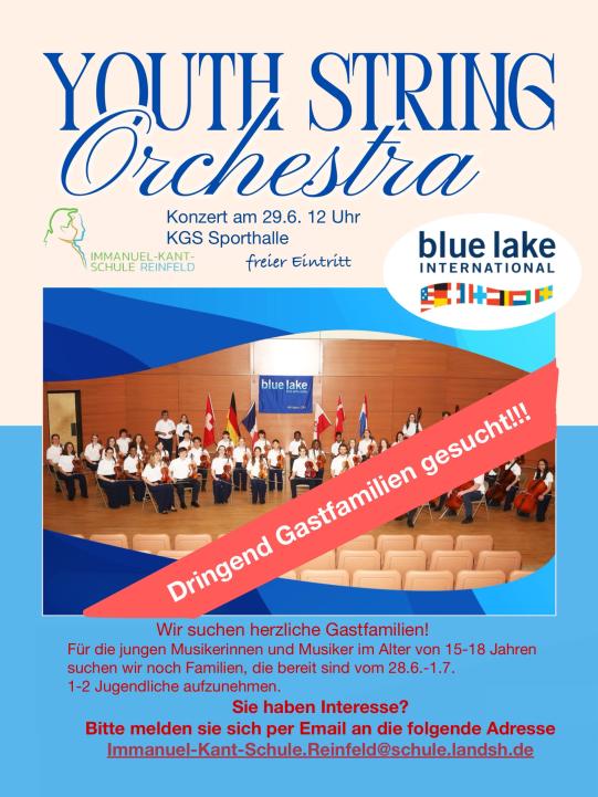 PLakat Blue Lake