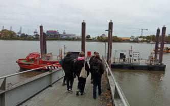 Klasse 13g im Hamburger Hafen!