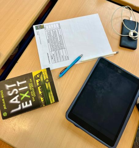 True crime in der Schule - die podcasts wurden professionell aufgenommen.