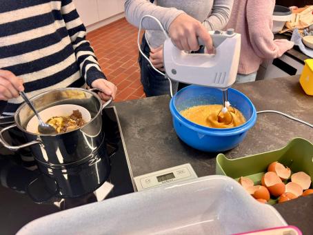 Auch in der Küche wurde zu Literatur gearbeitet!