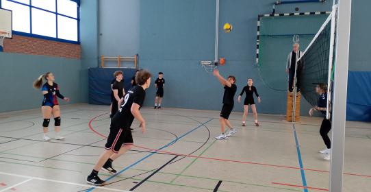 Die Siegermannschaft in Action!