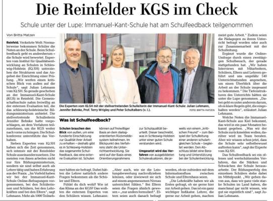 Feedback zum Schulfeedback