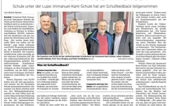 Feedback zum Schulfeedback