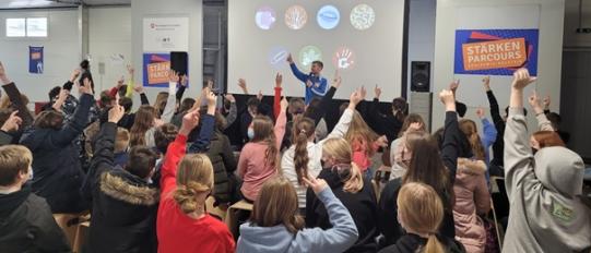 Die 7. Klassen besuchen den Stärkenparcours