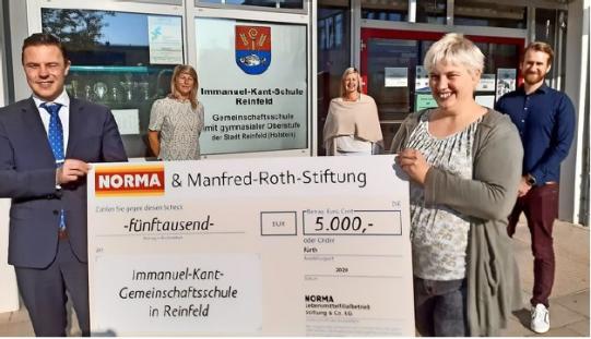 KGS erhält 5000€ von einer Stiftung