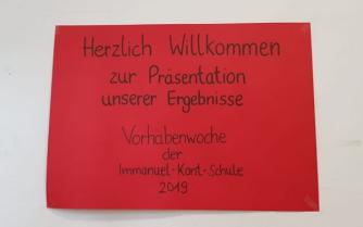 Erfolgreiche Vorhabenwoche an der Immanuel-Kant-Schule Reinfeld endet mit einer Präsentation aller Ergebnisse der Woche