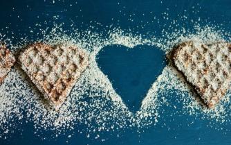 Waffelherzchen für die Ukraine